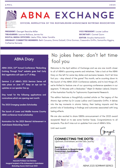 ABNA Exchange April 2025