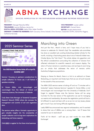 ABNA Exchange March 2025