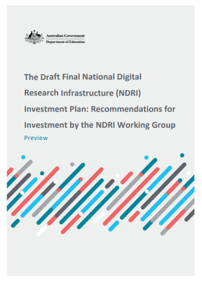 Draft Final NDRI Investment Plan Recommendations for Investment by NDRI